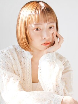 スリール 熊本(suri-ru) ★◎シルキーベージュデザインカラーグレージュカラー小顔カット