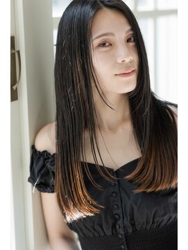 イーマ 京橋店(iima) 大人可愛いストレート☆艶髪☆顔周りレイヤー☆内巻き☆