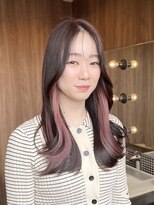 ライズ バイ レボ 柏店(RISE by REVO)&nbsp;大人かわいい/レイヤーロング/グレーベージュ/前髪パーマ/柏