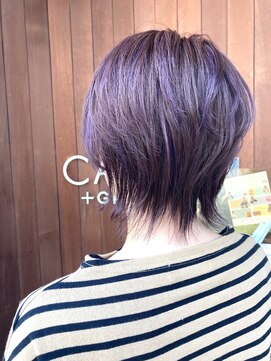 ケースプラスグリーン(CASE+GREEN) ◎アメジスト×ウルフショート