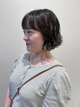 スタイル 茅ケ崎(STYLE) 【ハクラ】ボブ ボブパーマ コテ巻き風パーマ ショートボブ