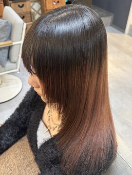 ヘアリゾート粋 ウナム 新宿東口店(enam) 美髪/ナチュラルストレート/縮毛矯正