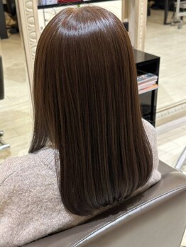 アネックス さかもとウイングポート店(ANNEX)の写真/【雨や湿気の対策に】ナチュラルに叶うストレートスタイルを実現♪髪のお悩みは、ぜひご相談ください！