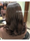 伸ばしかけボブパーマ/ボブパーマ/ワンホン/ロブパーマ/韓国風