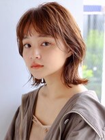 アンドレイ 表参道(andrey)&nbsp;デザインカラー/レイヤーカット/ウェットヘア/オリーブベージュ