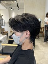 ビューバイネオリーブ 用賀店(Beau'r by neolive) アッシュブラックカルマパーマベリーショートダークアッシュ