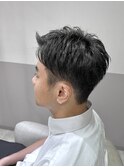 【Luana茶屋町】刈り上げ×ツーブロックスタイル.NANA
