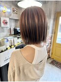 『京都 ルーナ』アンブレラカラー×ボブ  20代30代40代50代60代