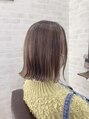 リゴレット 春日部東口店(RIGOLETTO)&nbsp;プツッと外ハネボブにナチュラルハイライト★