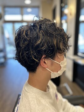 ヘアーサロン ソピアー(Hair salon Sophia) スパイラルパーマ×ハイライト