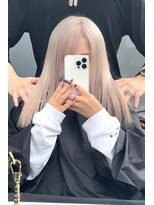 ランズ(LANDS)&nbsp;ホワイトミルクティーカラー【韓国ヘア 大阪 梅田】