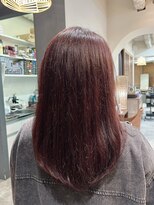 ヘアリゾート粋 トゥジュ 池袋東口店(tujuh)&nbsp;透明感カラー/ブラウンレッド/丸みロング