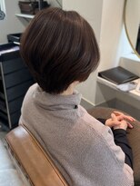 カノエ 福岡香椎店(canoe)&nbsp;ショコラブラウン ショートボブ 艶髪 髪質改善トリートメント