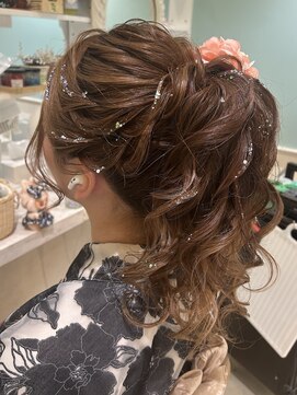 セットサロン マオ(MAO) キラふわポニーテール