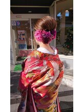 ヘア アンド ブライダル ノア(hair&bridal noah)&nbsp;着付け/ヘアアレンジメント/ブライダル/シニヨン/和装/花嫁