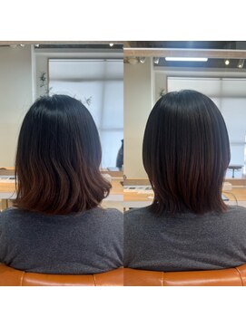 スープル オザキヤマ(SOUPLE.ozakiyama) 【髪質改善x縮毛矯正】SILKストレート