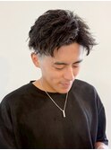 スパイキーショート　2ブロック　フェード　刈り上げ　