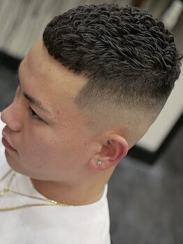 ブレス(BLESS)の写真/【豊明◆バーバー】直毛でお悩みの方必見！BarberShop BLESSのアイロンパーマで自然なくせ毛に◎