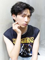 ルーツ(ROOTS)&nbsp;フェザーパーマのメンズパートスタイル