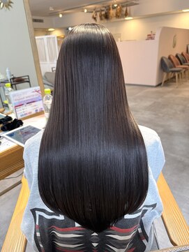 ミョンシル ブリーチなしグレージュ