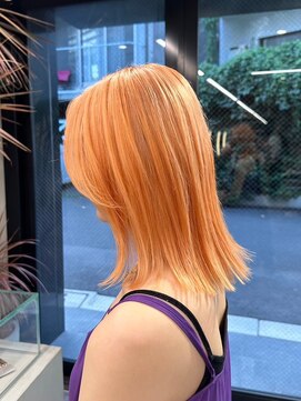 ソル ジングウマエ(SOL JINGUMAE) 表参道ハイトーンカラーミディアムレイヤーペールカラーブロンド