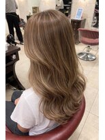 ヘアーズギャラリー なんば高島屋店(Hair's Gallery)&nbsp;ミルクティーベージュ【ブリーチ有り】