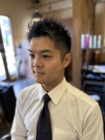 クラッキ ヘアークリエイション(CRAQUE hair creation)&nbsp;メンズの大人の品格漂うスパイキーショート