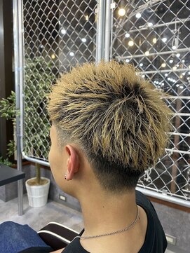 ライズ 渋谷店(RISE) 【刈り上げスパイキーショート】束感ショート!