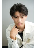 フェザーショート　鹿児島メンズ　パーマ