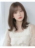 【小顔カット】面長◎レイヤーカットひし形シルエットくびれヘア