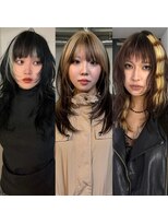 ノラ シンディ(NORA CYNDY) ブロックカラー デザインカラー セクションカラー レイヤー