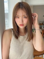 アグ ヘアー キヴィ 東金店(Agu hair kivi) 《Agu hair》numberA.ベースケアミルク×レイヤーストレート