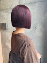 ファロルーエ(falo Ruhe) ボルドーカラー×ミニボブ【faloRuhe二子玉川】