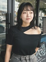 クイン(qin)&nbsp;緩めミディアムニュアンスリラックスパーマ