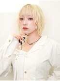 【La fith】ブロンドベージュ×レイヤーボブ×似合わせカット