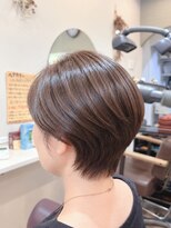 エメールヘア(aimere hair)&nbsp;耳かけすっきり大人ショートボブ｜艶ブラウン