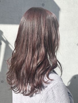 ヘアーメイクオズ(hair make O/S) 透けピンクがかわいい！ゆるミディ。