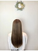 酸性ストレート ロング 縮毛矯正 髪質改善 ダメージレス