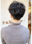 刈り上げカーリーマッシュ