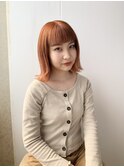 オレンジカラー オレンジブラウン Wカラー イルミナカラー