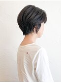 【WILLOW京橋/都島】40代/明るい白髪染めショート(井下貴史)