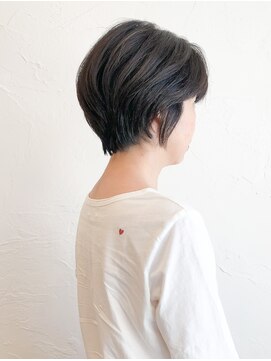 ウィロー(WILLOW) 【WILLOW京橋/都島】40代/明るい白髪染めショート(井下貴史)