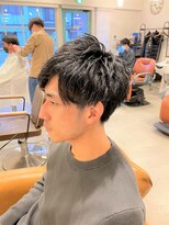 アンティコ(Antico)&nbsp;束感ソフトツイストスパイラルツーブロックショートマッシュ流行