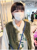 CAF松本【ワイドバング外ハネボブ×コントラストカラー】