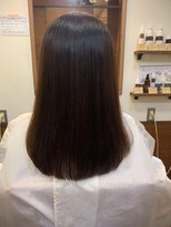 ムードコア 関内店(mu;d Coa) 艶感モカブラウンストレート
