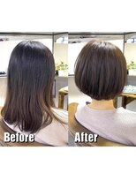 カミケン 方木田店(kamiken.)&nbsp;美髪で垢抜け＊大人のショートボブ【カミケン方木田店】