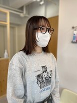 アンドチル 渋谷(AND CHILL)&nbsp;顔まわりレイヤー/ミディアムボブ　渋谷