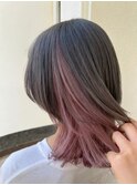 【末安】くらげカット×インナーpink