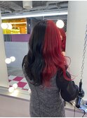 レッド　ツートンカラー