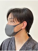 センターパートウルフ